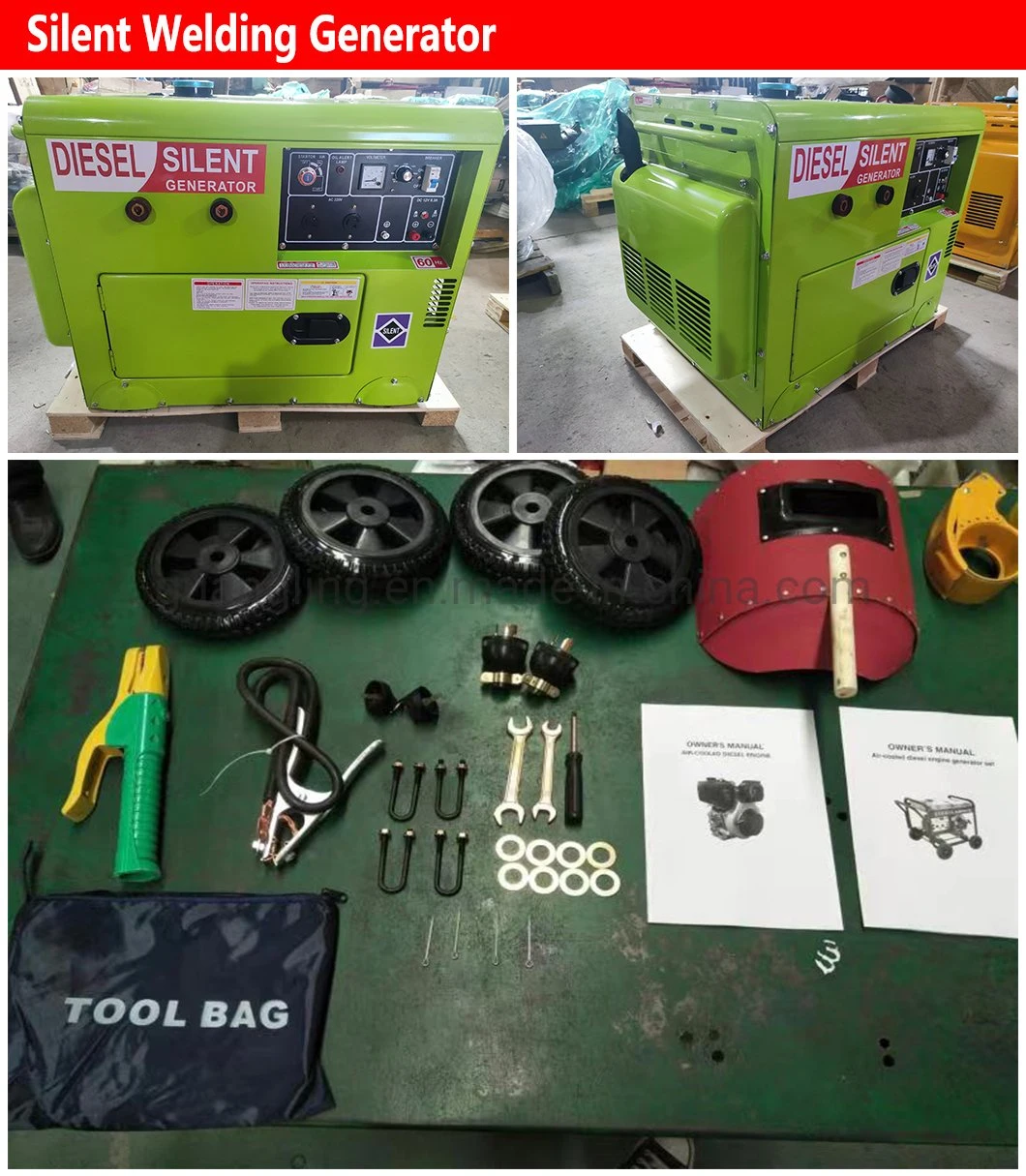 Manufacturers Wholesale Cheap Gas Powered Welder Generators or Diesel Welder Generator Genset Welders Welding 30kVA