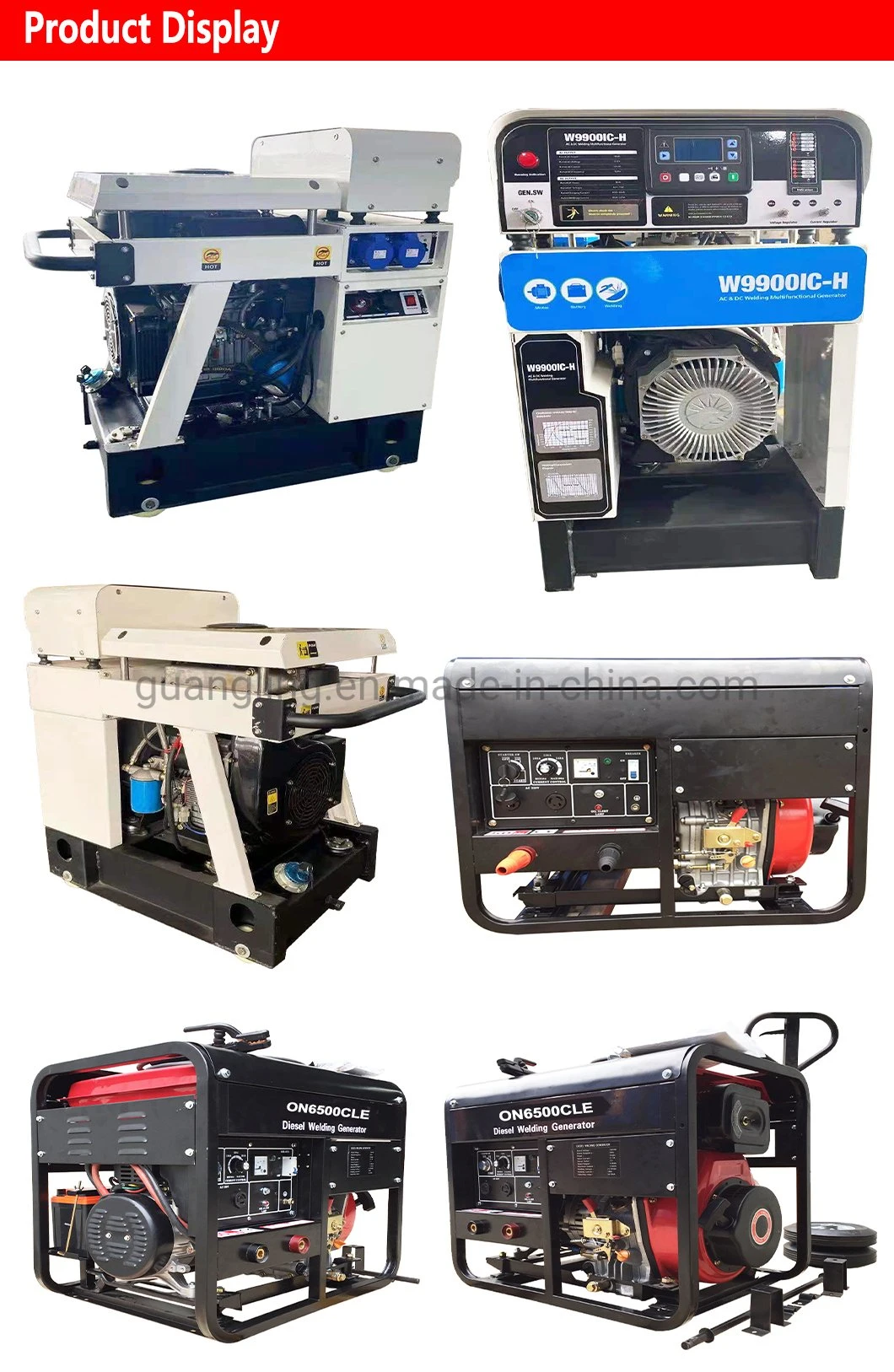 Manufacturers Wholesale Cheap Gas Diesel Powered Welder Generators or Diesel Welder Generator Genset Welders Welding Machine 30kVA 300 AMP 400 AMP