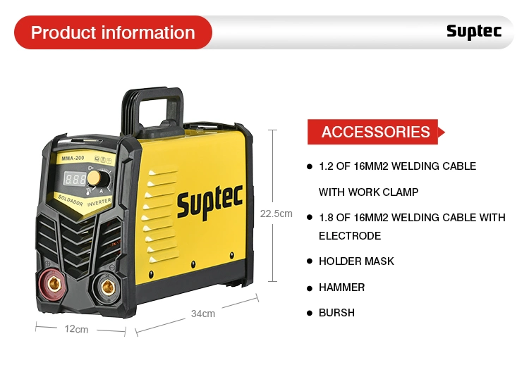 Suptec Portable Digital Family Use Industrial Precio Mesin Las Maquinas De Soldar Inverter Welding Machine